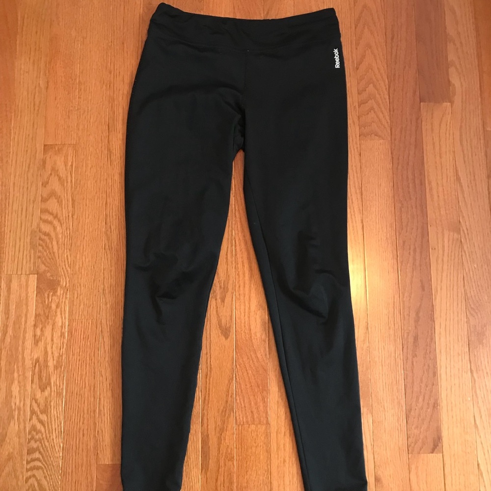 Reebok black full length leggings